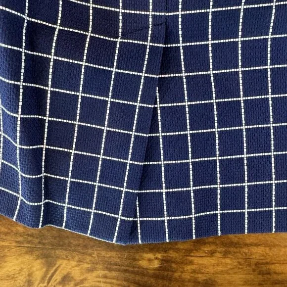 Nicola Vintage Italian Navy Blue Blazer and Skirt Set size 14 - Picture 16 of 16